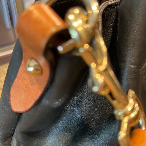 Dooney & Bourke Black pebble leather Saffiano Barlow bag - Picture 3 of 13